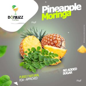 pineapple and moringa juice photo